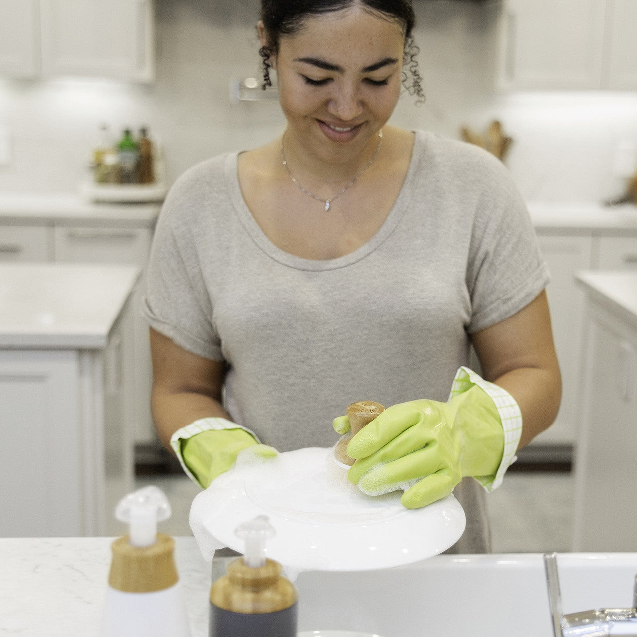 FCHME GLOVES NAT LATEX ( 6 X 1 CT   )-7